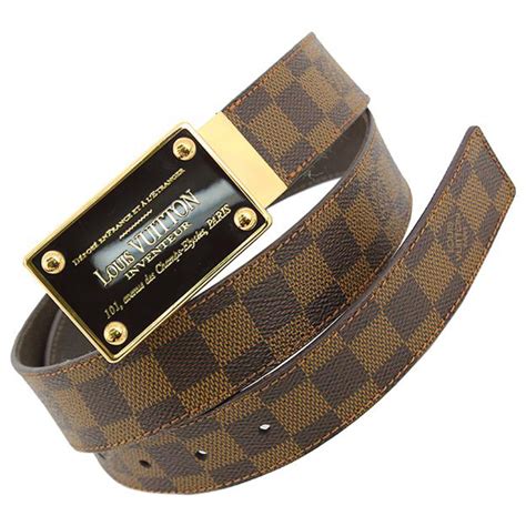 louis vuitton belt brown|louis vuitton belt men brown.